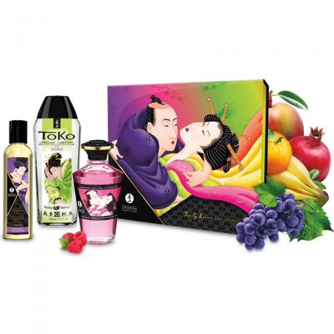 Набор для чувственных ласк SHUNGA FRUITY KISSES (ФРУКТОВЫЕ ПОЦЕЛУИ) 9700 SG